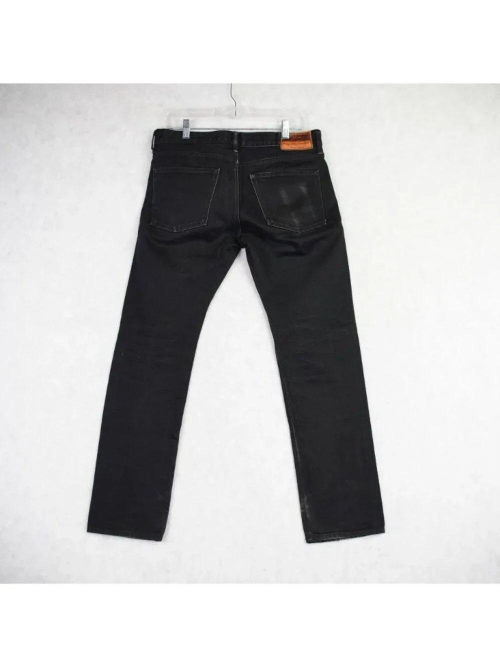 J. Crew Mens Style 484 Straight Leg Jeans W31 L30 Black Japanese Kaihara Denim